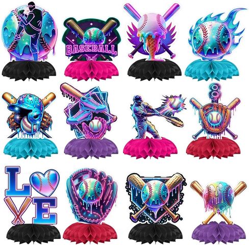Eaasty 12 Pcs Cielito Lindo Baby Shower Party Decorations Brown Centerpieces for Table Mexican Fiesta Talavera Honeycomb Table Decor for Baby Shower Gender Reveal Party Supplies in Saudi Arabia