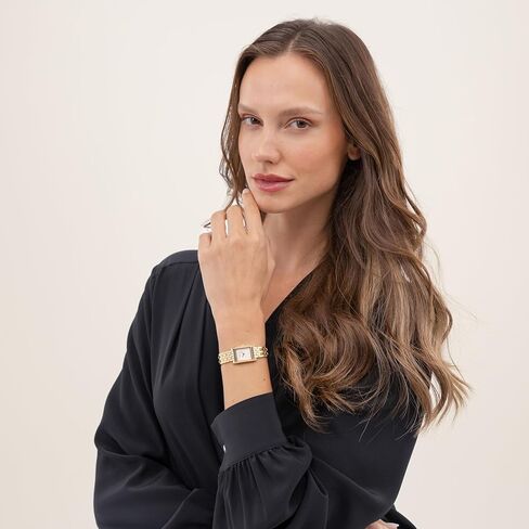 BOSS Women's Lucy Precious Watch, Black Leather Strap 3B Modern, Stylish Timepiece - Gift for Her 18.5mm in Saudi Arabia