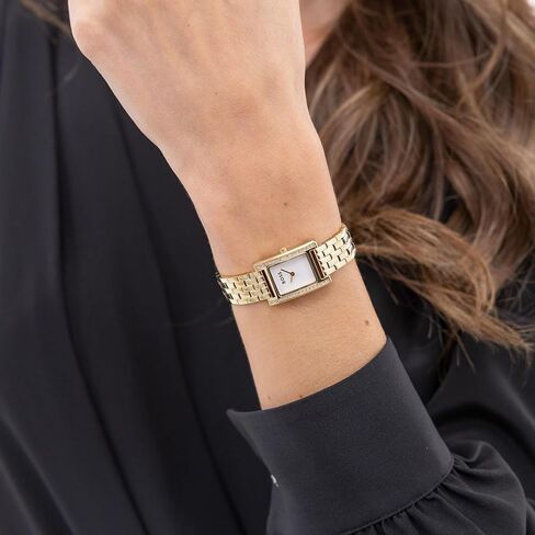 BOSS Women's Lucy Precious Watch, Black Leather Strap 3B Modern, Stylish Timepiece - Gift for Her 18.5mm in Saudi Arabia