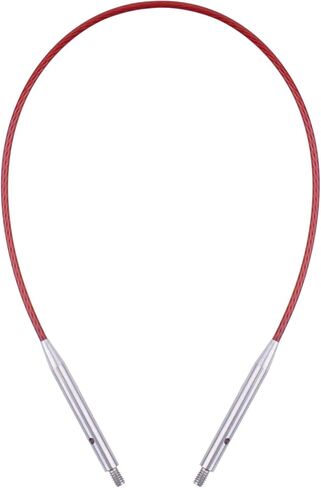 Circular Knitting Needles Cable - Smooth Firm and Durable Metal Knitting Needle Cable - 12inch/30cm in Saudi Arabia