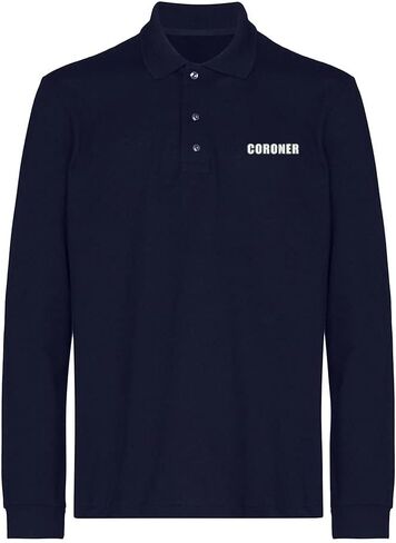 Mens Polo Shirts Coroner Embroidered Long Sleeve Polo Shirt Cotton Tennis Shirts for Men in Kuwait