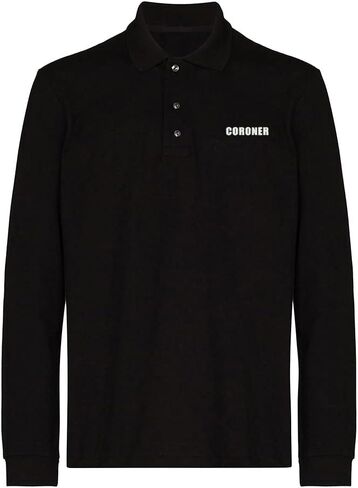 Mens Polo Shirts Coroner Embroidered Long Sleeve Polo Shirt Cotton Tennis Shirts for Men in Saudi Arabia