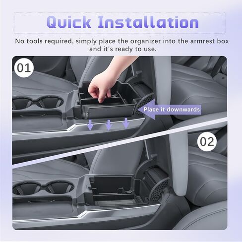 صينية تنظيم وحدة التحكم المركزية من RUNROAD متوافقة مع ملحقات Acura RDX لعام 2025 2026، وإدراج صندوق تخزين مسند الذراع لعلبة وحدة التحكم الوسطى Acura RDX والملحقات الداخلية وحامل العملات المعدنية in Saudi Arabia