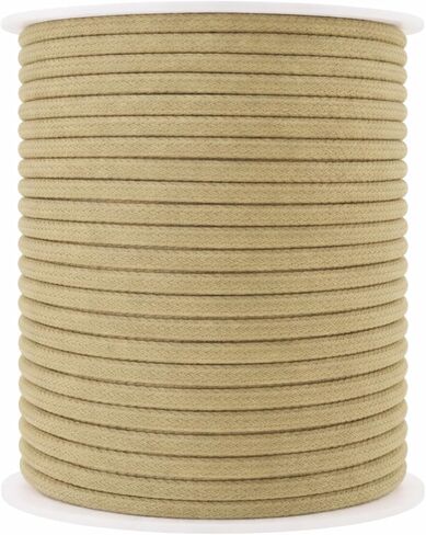 Mandala Crafts 3mm Black Replacement Drawstring Cords Macrame Rope in Kuwait