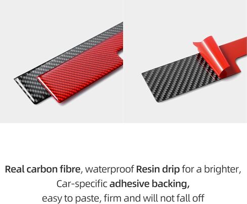 BETTERHUMZ Compatible with Mazda 6 2003-2015 Carbon Fiber Car Dashboard Panel Storage Box Cover Trim Center Console Protective Sticker Interior Molding Accessories in Saudi Arabia