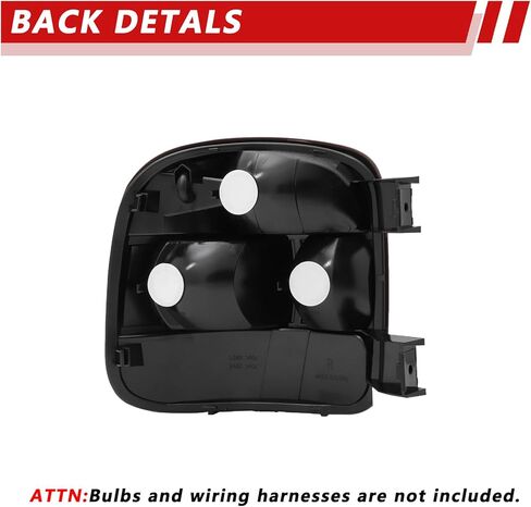 New Tail Light Compatible With Chevy Silverado 1500 Stepside 1999-2003 Gmc Sierra 1500 Driver and Passenger Side Lights Red Edge Replace GM2800136 GM2801136 15224277 15224276 in Kuwait