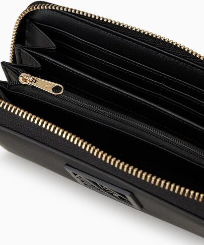 Armani Exchange womens Logo Zip Around Wallet Wristlet in Saudi Arabia