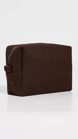 Women's Beverage Waffle Pouch, Brown, One Size in Saudi Arabia