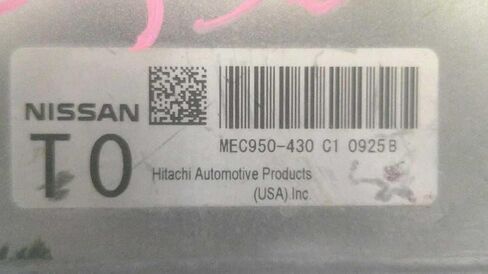 وحدة التحكم في المحرك ECM 2.0 لتر تناسب 11-12 سنترا MEC950-430 C1 MEC950430C1 in Saudi Arabia