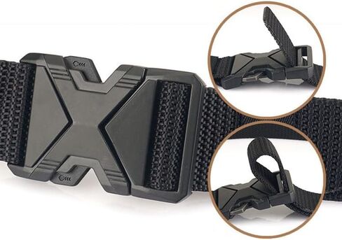 Tactical Belts for Men Military Style Plus Size 1.5" Web Work Belt with Quick Release Buckle in Kuwait