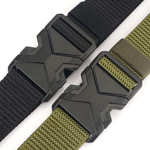 Tactical Belts for Men Military Style Plus Size 1.5" Web Work Belt with Quick Release Buckle in Kuwait