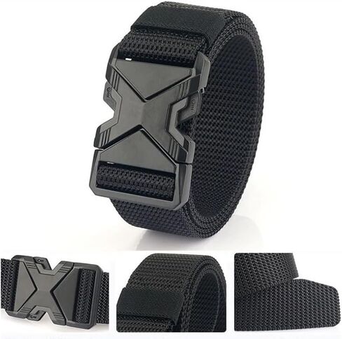 Tactical Belts for Men Military Style Plus Size 1.5" Web Work Belt with Quick Release Buckle in Kuwait