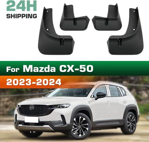 4PCS Car Mud Flaps Splash Guards Mudguards Car Mud Flaps Compatible with Mazda CX-50 2023 2024 in Saudi Arabia