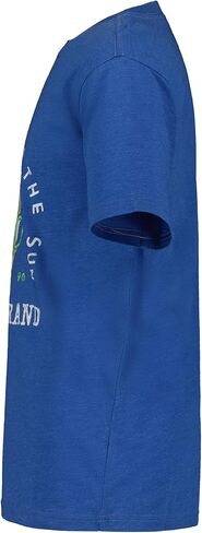 تي شيرت Lucky Brand للأولاد بأكمام قصيرة ورقبة دائرية، ناعم، مريح، مريح، أناناس دلفت هيذر، 18-20 in Saudi Arabia