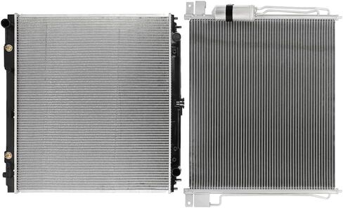 2807 Radiator and 3331 Condenser Fit for Nissan Frontier 4.0L 2005-2017 for Nissan Pathfinder 4.0L 2005-2012 for Nissan Pathfinder 5.6L 2008-2012 Aluminum Radiator in Saudi Arabia