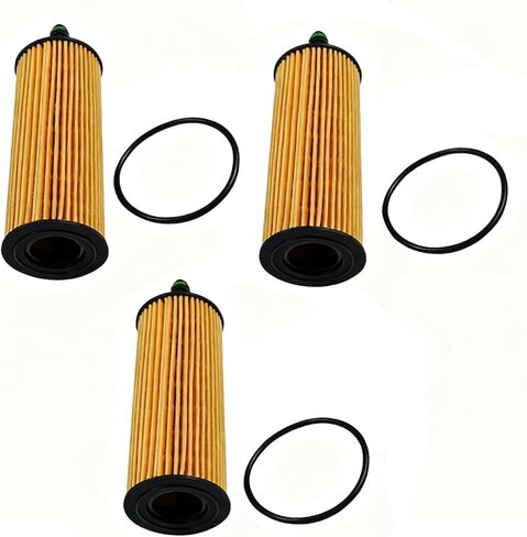 3 PCS Engine Oil Filter 68191349AA for Jeep Wrangler Grand Cherokee JK for Chrysler 200 300 Durango Grand Journey for Ram 1500 2500 3500 68191349AB 68191349AC in Saudi Arabia