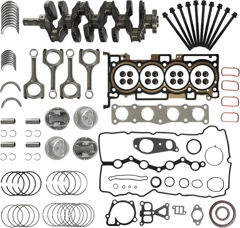 G4KJ 2.4 Engine Rebuild Overhaul Kit With Crankshaft & Piston & Connecting Rods Fit For Hyundai Tucson Sonata Santa Fe Kia Sorento Optima Sportage 2.4L 2011-2020 Replace# 23111-2G200 23510-2G500 in Kuwait