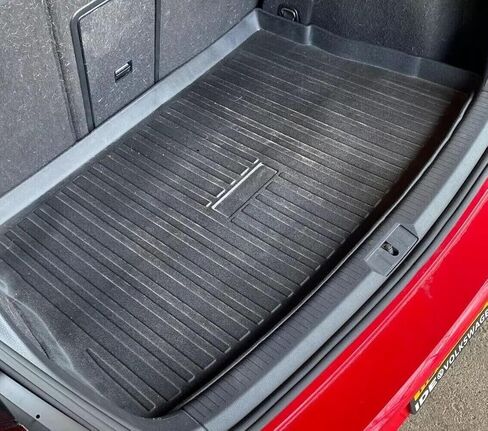 Floor Cargo Liner – Trunk Mat for Volkswagen GTI/Golf R 2022–2026 – Weather – Resistant Trunk Mats for Cars with Raised Lip – Non-Slip Car Tray Pad Boot – Laser Pre-Cut Design in Saudi Arabia
