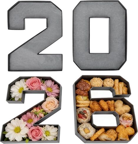 2026 Grad Charcuterie Letter Charcuterie القابلة للتعبئة مجموعة صينية الطعام القابلة للتعبئة، 10 "أحرف ذهبية غراد لطاولة حفل التخرج للطعام قطعة مركزية لحلوى كب كيك الذكرى السنوية للكلية في المدرسة الثانوية in Kuwait