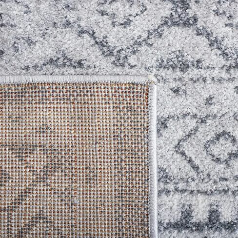 SAFAVIEH Toscana Collection Runner Rug - 2' x 9', Grey & Ivory, Rustic Oriental Design, Non-Shedding & Easy Care, Ideal for High Traffic Areas in Living Room, Bedroom (TOS658F) in Saudi Arabia