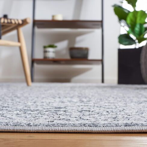 SAFAVIEH Toscana Collection Runner Rug - 2' x 9', Grey & Ivory, Rustic Oriental Design, Non-Shedding & Easy Care, Ideal for High Traffic Areas in Living Room, Bedroom (TOS658F) in Saudi Arabia