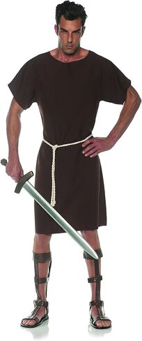 UNDERWRAPS mens Classic Greek Toga Costume - Brown in Saudi Arabia
