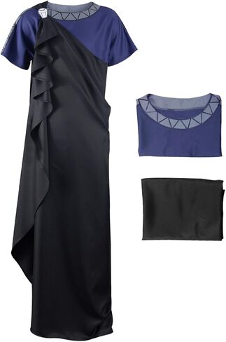 Hades Costume Men Toga Costume Hades Robe Anime Cosplay Greek God Outfits Halloween Costume in Kuwait