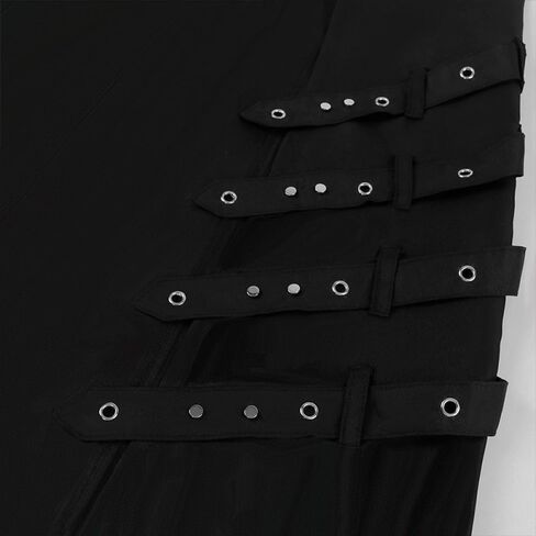 Mens Womens Steampunk Gothic Apron Adjustable Medieval Personality Half Skirt for Performance Party in Saudi Arabia