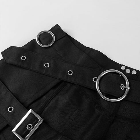 Mens Womens Steampunk Gothic Apron Adjustable Medieval Personality Half Skirt for Performance Party in Saudi Arabia