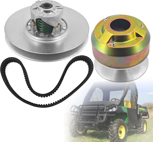 AM138485 AM138486 Primary & Secondary Drive Clutch with Belt Kit Fits for John Deere Gator HPX 4X2 4X4 Trail HPX HPX615E Utility Vehicles in Saudi Arabia