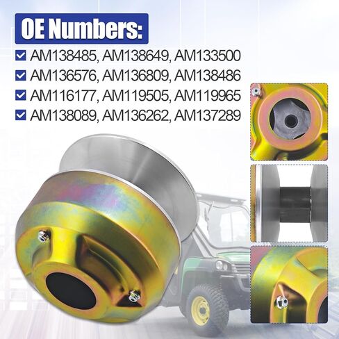 AM138485 AM138486 Primary & Secondary Drive Clutch with Belt Kit Fits for John Deere Gator HPX 4X2 4X4 Trail HPX HPX615E Utility Vehicles in Saudi Arabia