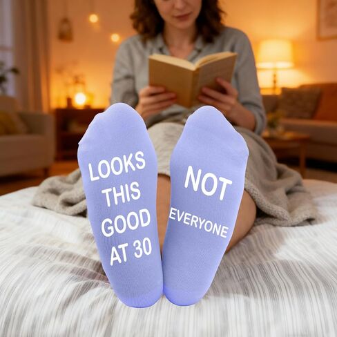 30th Birthday Gifts for Women - Mom Sister Wife Girlfriend Daughter Aunt Birthday Gift Ideas for Her Socks,Stocking Stuffers,Cozy Warm Gift from Son Daughter Brother Husband Boyfriend Mom Dad in Saudi Arabia