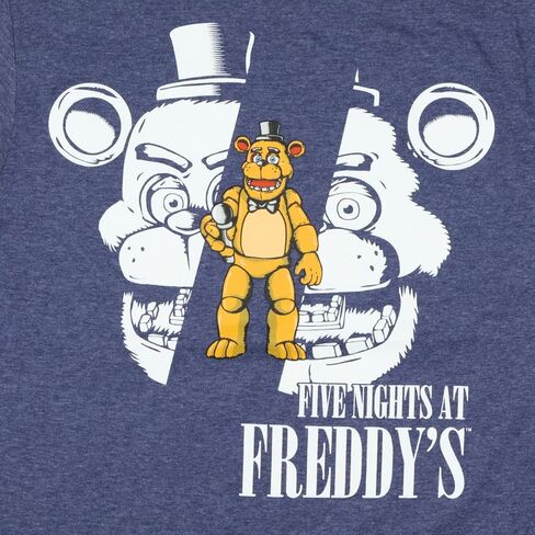 تي شيرت للأولاد من Five Nights At Freddy بتصميم وجه منفصل وأكمام قصيرة in Saudi Arabia