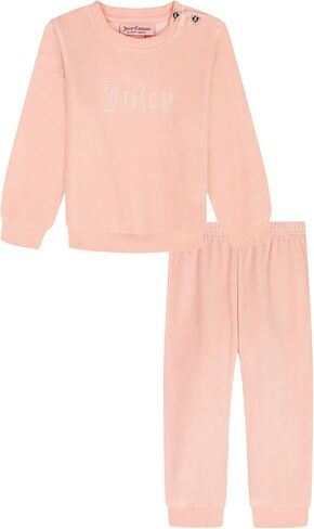 Juicy Couture baby-girls 2pc Velour Pant Set in Saudi Arabia