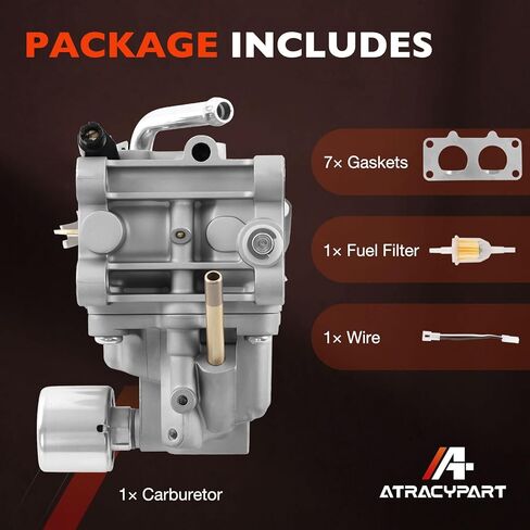 845273 Carburetor Carb Compatible with Briggs & Stratton 611477 613477 Series Lawn Mover Engine, Replaces 845032 844172 842097, with Wire Mounting Gasket Fuel Filter in Saudi Arabia
