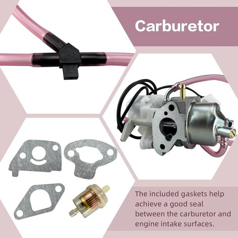 Carburetor Fit for Predator Inverter Generator Surge 1400W Fit for 71342 59186 57063 Carb Maintenance Kit with Fuel Line Fuel Filter & 3 Gaskets in Kuwait