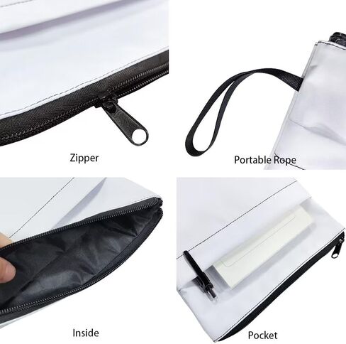 chaqlin Book Sleeve with Zipper, Bible Cover for Book Lovers, Books Floral Print Washable Booksleeve Accessories for Paperback, Textbooks in Saudi Arabia