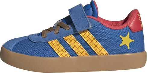 حذاء Adidas للجنسين للأطفال Vl Court 3.0 برباط وحزام مرن in Saudi Arabia