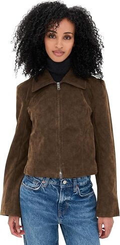 Free People Women's River Vegan Suede Jacket in Saudi Arabia