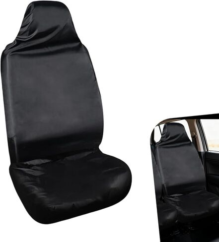2PCS Car Seat Cover Protector, Waterproof Stain Resistant Front Seat Protective Cover, Washable Oxford Seats Protectors for Gym Workout, Running, Beach and Hiking,Fit for Cars, SUVs, Trucks in Saudi Arabia