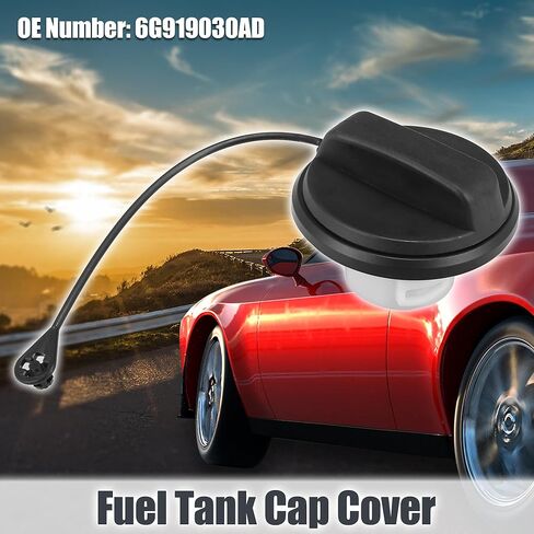 X AUTOHAUX غطاء الغاز 6G919030AD خزان الوقود البنزين غطاء تغليف ملحقات الباب لفورد فوكس MK2 2005-2012 in Saudi Arabia