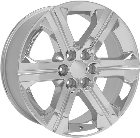 OE Wheels LLC CV60-22090-6550-24C Chrome Wheel Painted (22 x 9. inches /6 x 139 mm, 24 mm Offset) in Saudi Arabia