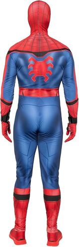 زي Jazwares Marvel Spider-Man Primalux التنكري للرجال - بدلة ممتازة لحفلات العودة للوطن مع رماة الويب وقناع وأحذية مدمجة in Saudi Arabia