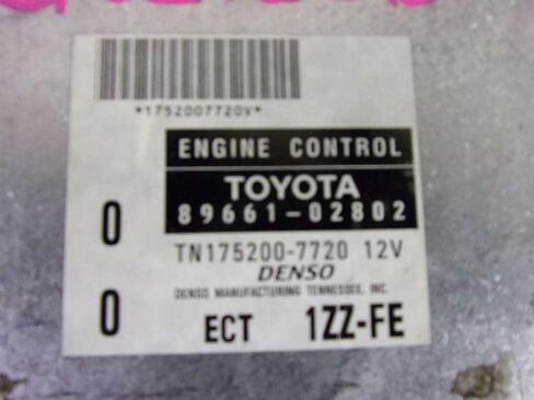 Engine ECM Electronic Control Module Fits 01-02 Corolla 89661-02802 8966102802 in Saudi Arabia