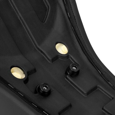HDBUBALUS مقعد سائق الركاب دراجة نارية مقعد مزدوج مناسب لـ Harley FLSTF FXBRS Softail Fatboy 2018-2025 Breakout 2023-2025 (خياطة سوداء) in Saudi Arabia