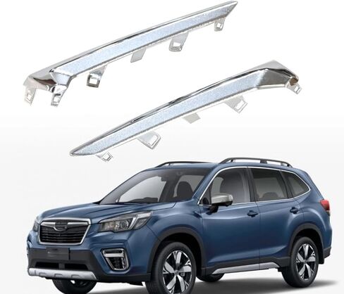 Left Right Front Fog Light Cover Trim Chrome for Subaru Forester 2017-2018 57708SG000 57708SG010 in Kuwait