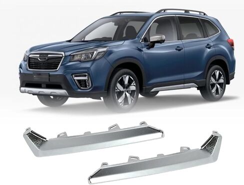 Left Right Front Fog Light Cover Trim Chrome for Subaru Forester 2017-2018 57708SG000 57708SG010 in Kuwait