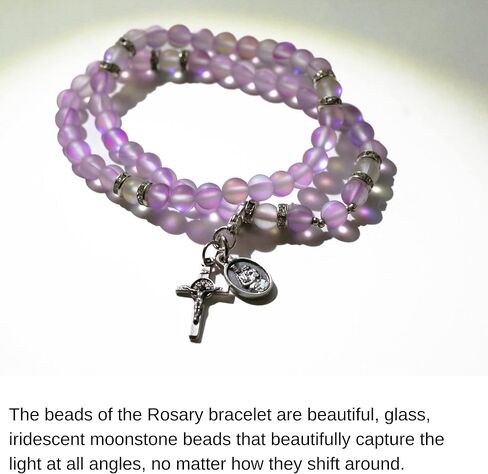 Purple Rosary Bracelet in Saudi Arabia