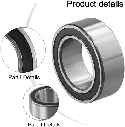 Automotive Air Conditioning Compressor Bearing Row Angular Ball Design Metal Construction 35mm Inner 55mm Outer Diameter Smooth Operation Easy Installation in Saudi Arabia