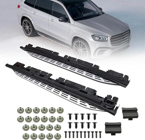 لوحات الجري ذات الخطوات الجانبية Priprilod Nerf bar مناسبة لمرسيدس GLS X167 2020-2025 (450 580 600) لوحة الجري ذات الخطوات الجانبية Nerf Bar in Saudi Arabia